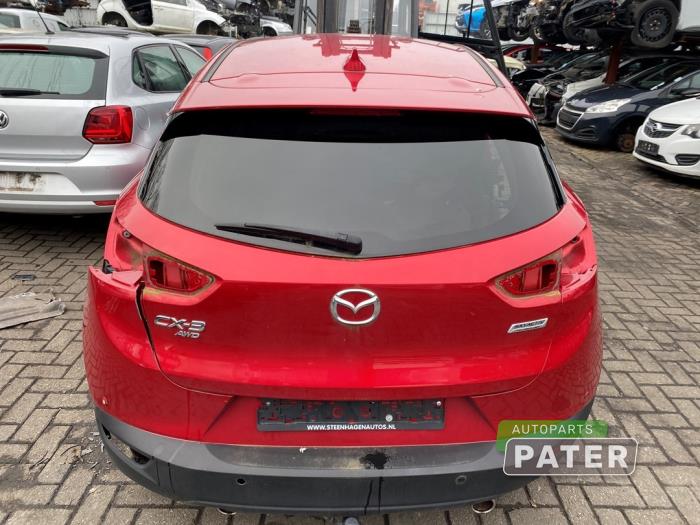 Używane Tylna klapa Mazda CX-3 (DJ/DK) 2.0 SkyActiv-G 150 AWD Cena € 682,50 Procedura marży oferowane przez Autoparts Pater