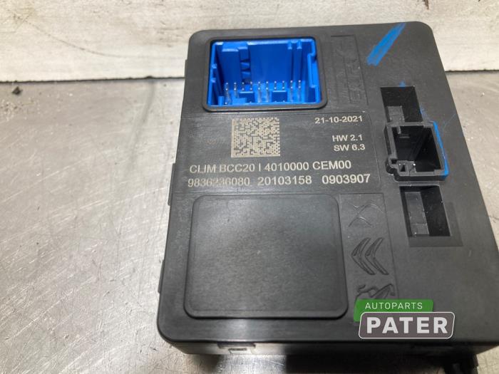 Used Cooling computer Peugeot 2008 (UD/UK/UR/US/UX) e-2008 50 kWh Price € 42,00 Margin scheme offered by Autoparts Pater