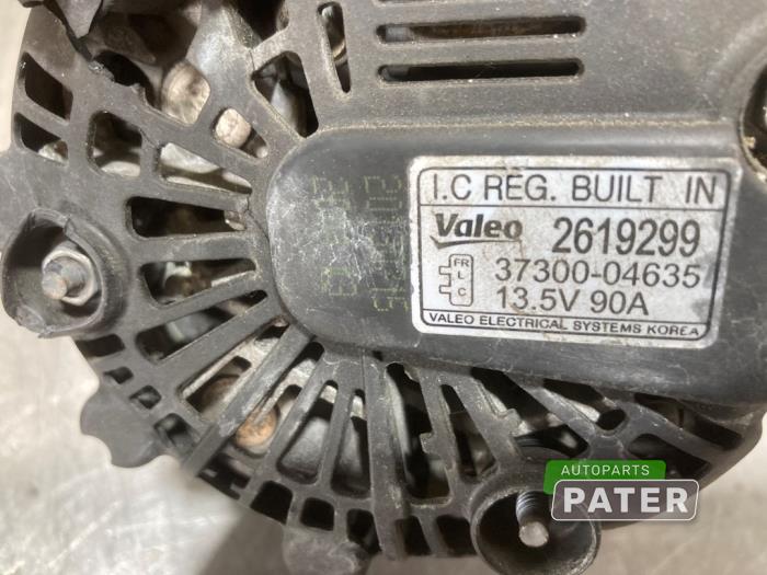 Dynamo från en Kia Picanto (TA) 1.0 12V 2014