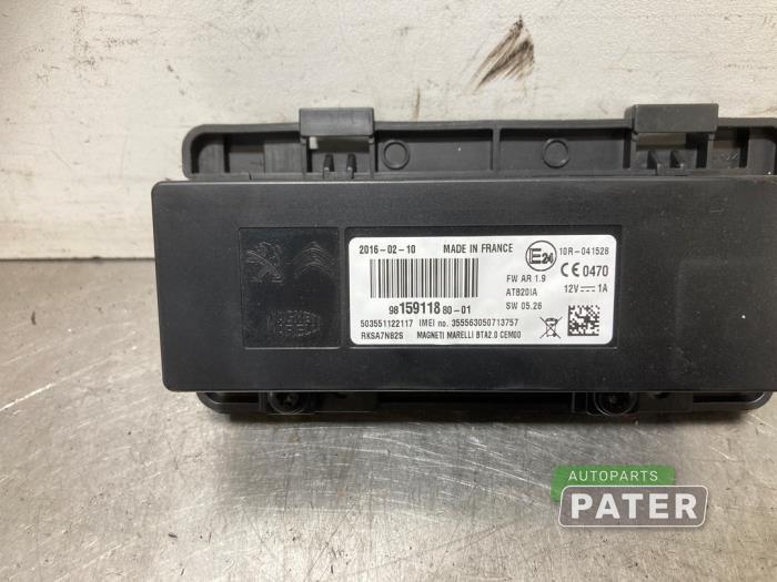 Używane Modul Bluetooth Peugeot 208 I (CA/CC/CK/CL) 1.2 Vti 12V PureTech 82 Cena € 36,75 Procedura marży oferowane przez Autoparts Pater