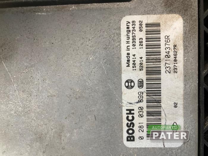 Used Engine management computer Renault Clio IV Estate/Grandtour (7R) 1.5 Energy dCi 90 FAP Price € 52,50 Margin scheme offered by Autoparts Pater
