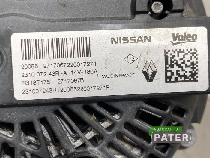 Dynamo d'un Mercedes-Benz Citan (415.6) 1.5 109 CDI 2020