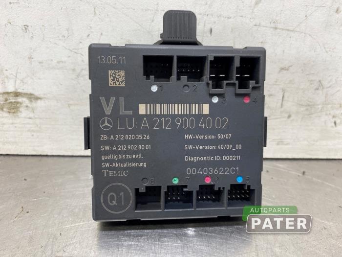 Używane Modul centralnego zamka Mercedes C (W204) 2.2 C-180 CDI 16V BlueEFFICIENCY Cena € 26,25 Procedura marży oferowane przez Autoparts Pater