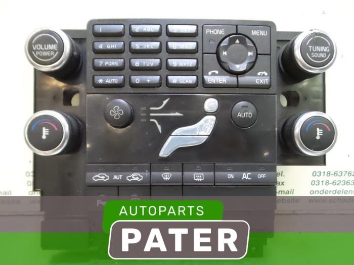 Heater control panel from a Volvo S80 (AR/AS) 2.5 T Turbo 20V 2007
