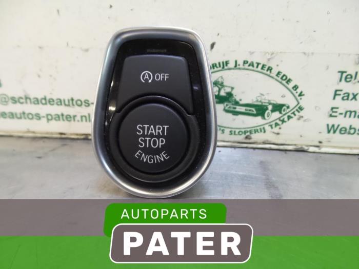 Start/stop switch from a BMW 3 serie Gran Turismo (F34) 320d 2.0 16V 2015