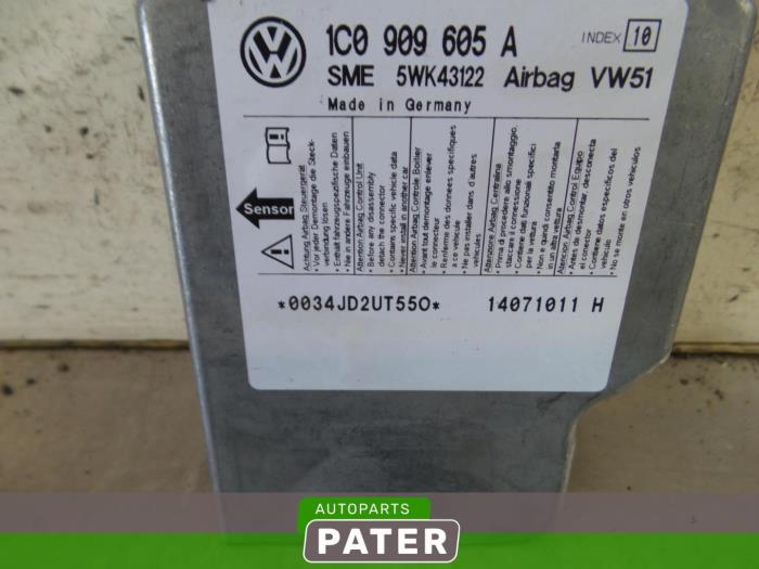 VW Lupo 100% OK Airbag Steuergerät 1C0909605A 032