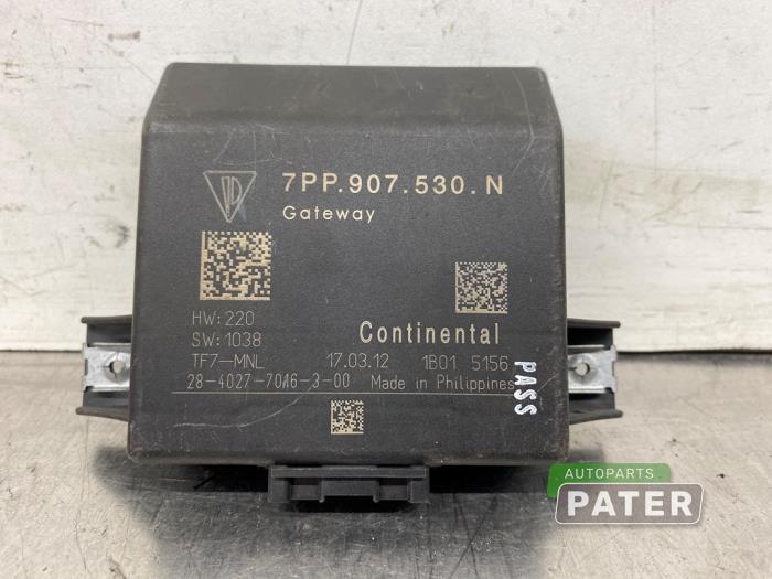 Używane Modul gateway Porsche Cayenne II (92A) 3.0 D V6 24V Cena € 36,75 Procedura marży oferowane przez Autoparts Pater