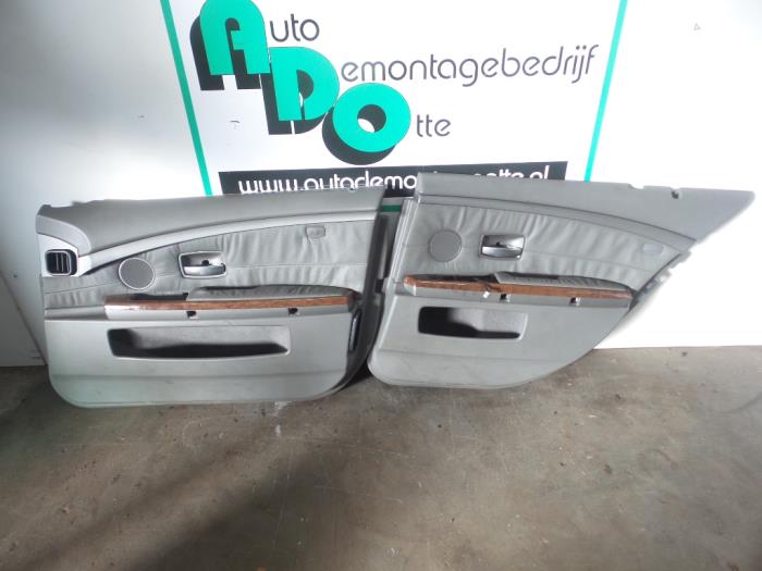 Set of upholstery (complete) from a BMW 7 serie (E65/E66/E67) 740d V8 32V 2002