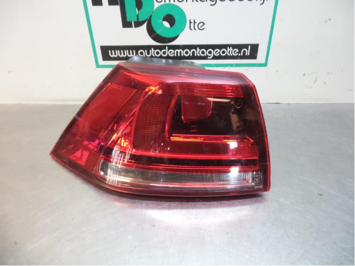 Taillight, left from a Volkswagen Golf 2013