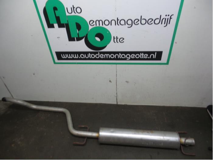 Silencieux Arrière Pour Opel Zafira A 1.6 1.8 2.2 16V 1999-2003 - Acier Aluminié - Neuf Garantie 30 Mois