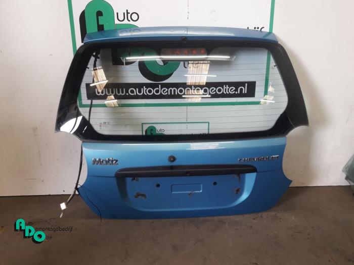 Używane Tylna klapa Chevrolet Matiz 0.8 Cena € 75,00 Procedura marży oferowane przez Autodemontagebedrijf Otte