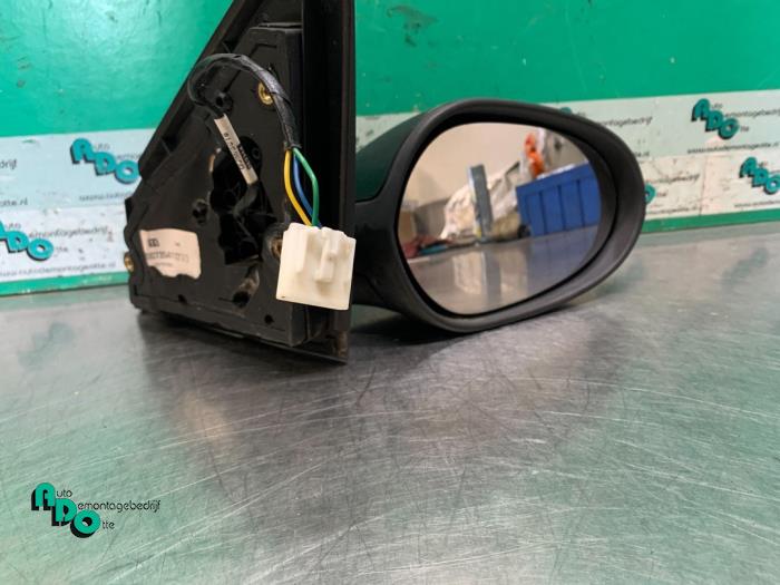 Right Side Black Manual Mirror For Lancia Y 1996–2003 – Passenger Side, Plastic