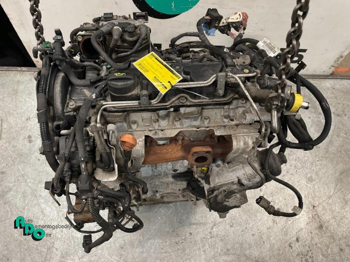Motor van een Peugeot 208 I (CA/CC/CK/CL) 1.4 HDi 2012