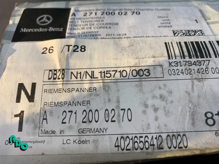 Rolka napinajaca pasa wieloklinowego z Mercedes-Benz C (W203) 1.8 C-200 CGI 16V 2007