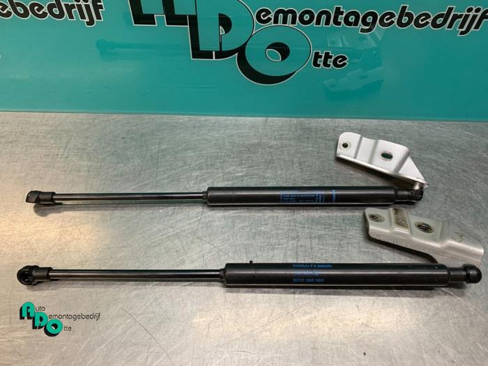 Set of tailgate gas struts from a Renault Twingo II (CN) 1.2 2008