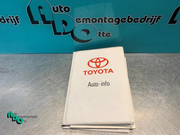 Używane Instrukcja Toyota Starlet (EP8/NP8) 1.3 Friend,XLi 12V Cena € 10,00 Procedura marży oferowane przez Autodemontagebedrijf Otte