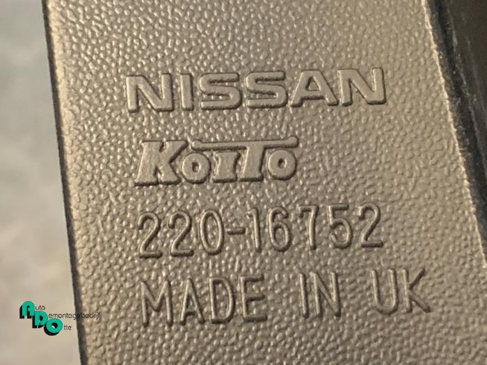 Taillight, right from a Nissan Note (E11) 1.4 16V 2010