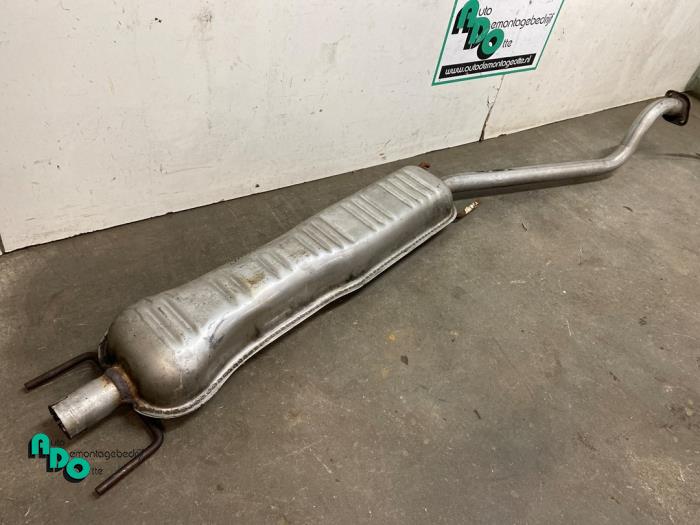 Exhaust middle silencer from a Opel Astra G (F08/48) 1.8 16V 1999