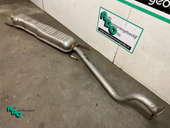 Exhaust middle silencer from a Opel Astra G (F08/48) 1.8 16V 1999