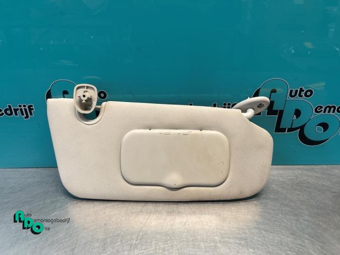 Sun visor car