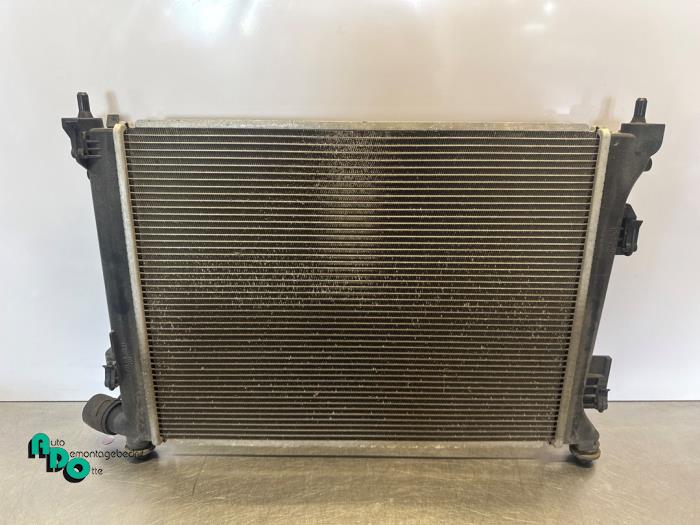 Usagé Radiateur Kia Rio III (UB) 1.2 CVVT 16V Prix € 35,00 Règlement à la marge proposé par Autodemontagebedrijf Otte