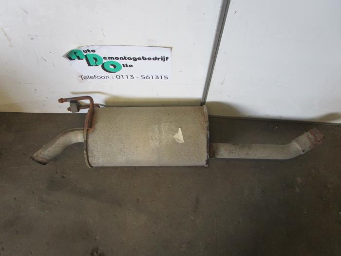 Ligne D'échappement Complète Pour Fiat Multipla 1.6 16V 103CH (1999-2003) - Silencieux Acier Aluminié - Garantie 30 Mois