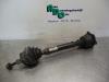 Front drive shaft, left from a Audi A6 Avant Quattro (C5), 1997 / 2005 2.5 TDI V6 24V, Combi/o, Diesel, 2.496cc, 132kW (179pk), 4x4, AKE; BAU; BDH, 2000-02 / 2005-01, 4B5 2003