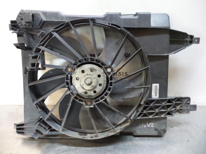 Cooling fans from a Renault Grand Scénic II (JM) 2.0 16V 2004