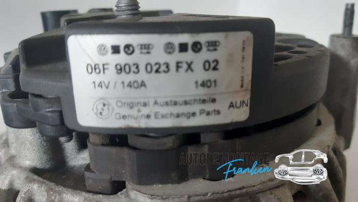 Dynamo van een Seat Leon (1P1) 2.0 TFSI 16V 2005