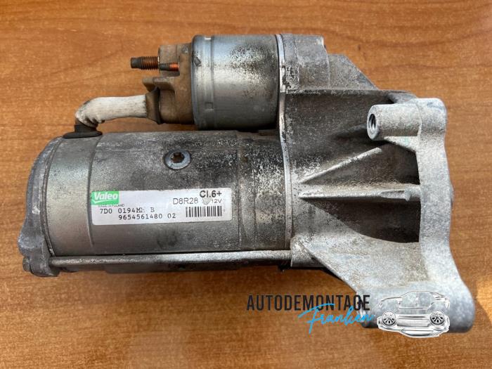 Begagnade Startmotor Peugeot 308 CC (4B) 2.0 HDiF 16V Pris € 60,00 Marginaltabell erbjuds av Franken Autodemontage B.V.