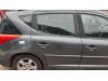 Drzwi prawe tylne wersja 4-drzwiowa z Peugeot 207 SW (WE/WU), 2007 / 2013 1.4 16V Vti, Kombi, Benzyna, 1.397cc, 70kW (95pk), FWD, EP3; 8FS, 2007-06 / 2009-06, WE8FS; WU8FS 2008