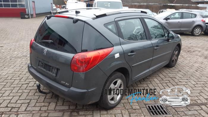 Hayon Arrière PEUGEOT 207 SW Phase 2 - 8701AZ, Rouge, Occasion (2009, GO)