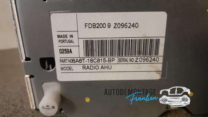 Radioodtwarzacz CD z Ford Fiesta 6 (JA8) 1.6 TDCi 16V 2009