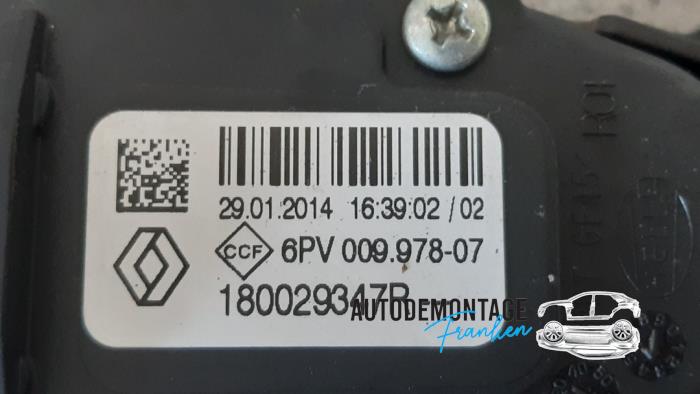 Gaspedalposition Sensor van een Renault Clio IV (5R) 1.5 Energy dCi 90 FAP 2014