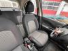 Seat, left from a Nissan Micra (K13), 2010 / 2016 1.2 12V, Hatchback, Petrol, 1.198cc, 59kW (80pk), FWD, HR12DE, 2010-05 / 2015-09, K13A 2015