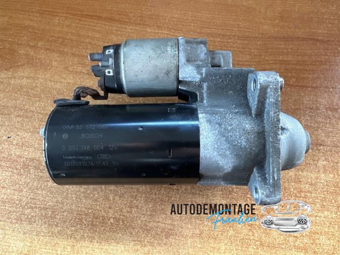 Usagé Démarreur Opel Zafira Tourer (P12) 2.0 CDTI 16V 165 Ecotec Prix € 45,00 Règlement à la marge proposé par Franken Autodemontage B.V.