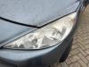 Headlight, left from a Peugeot 207/207+ (WA/WC/WM), 2006 / 2015 1.4, Hatchback, Petrol, 1.360cc, 54kW (73pk), FWD, TU3A; KFV; TU3AE5; KFT, 2006-04 / 2013-10, WAKFT; WAKFV; WCKFT; WCKFV 2011