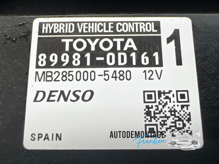 Computer hybrid battery from a Toyota Yaris III (P13) 1.5 16V Hybrid 2020