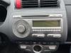 Radio CD player from a Honda Jazz (GD/GE2/GE3), 2002 / 2008 1.4 i-Dsi, Hatchback, Petrol, 1.339cc, 61kW (83pk), FWD, L13A6, 2006-12 / 2008-10, GE3 2006