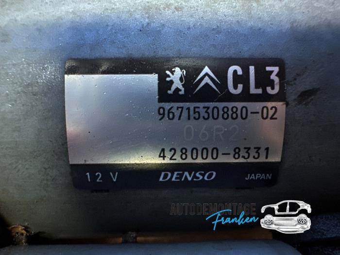 Starter from a Peugeot 208 I (CA/CC/CK/CL) 1.2 Vti 12V PureTech 82 2015