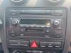 Radio CD player from a Audi A3 Sportback (8PA), 2004 / 2013 3.2 V6 24V Quattro, Hatchback, 4-dr, Petrol, 3.189cc, 184kW (250pk), 4x4, BDB; BMJ; BUB, 2004-09 / 2009-05, 8PA 2005