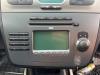 Reproductor de CD y radio de un Seat Toledo (5P2), 2004 / 2010 1.6, MPV, Gasolina, 1.595cc, 75kW (102pk), FWD, BGU; BSE; BSF; CCSA, 2004-10 / 2009-05, 5P2 2005