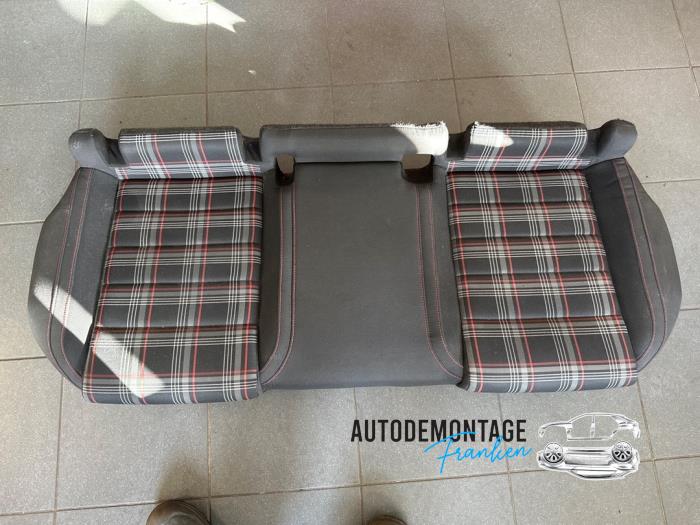 Rear bench seat cushion from a Volkswagen Golf VII (AUA) 2.0 GTI 16V 2014