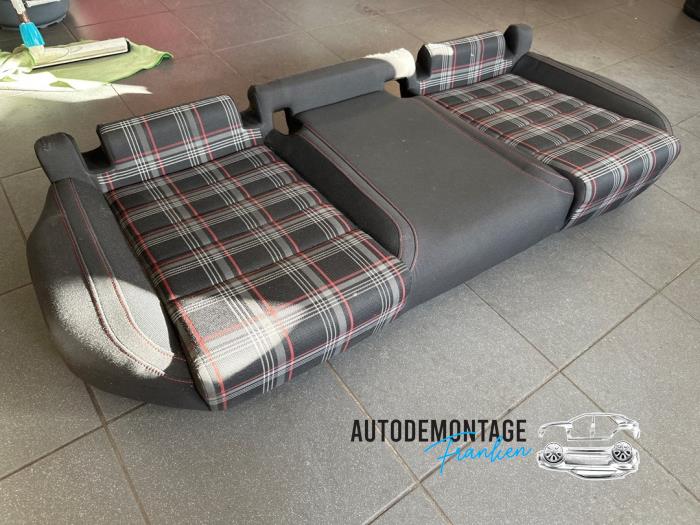 Rear bench seat cushion from a Volkswagen Golf VII (AUA) 2.0 GTI 16V 2014
