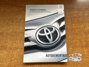 Used Instruction Booklet Toyota Yaris III (P13) 1.5 16V Hybrid Price on request offered by Franken Autodemontage B.V.