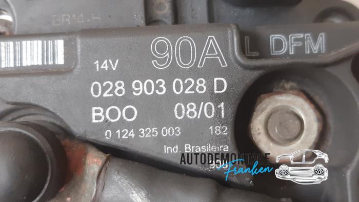 Dynamo van een Seat Leon (1M1) 1.8 20V 2001