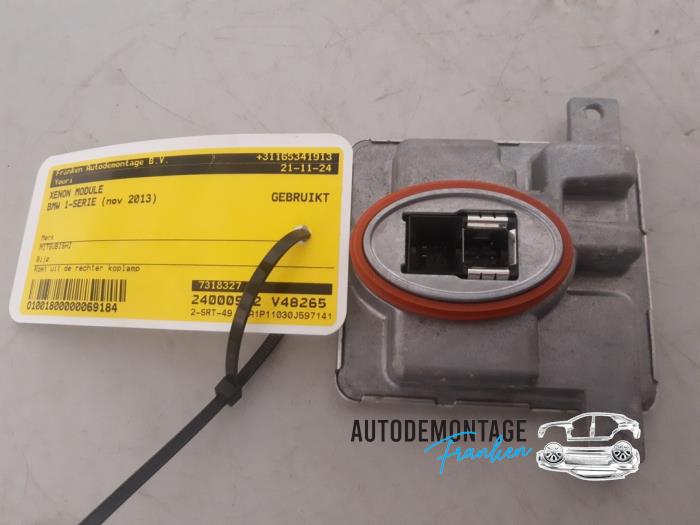Używane Modul ksenonowy BMW 1 serie (F21) 114i 1.6 16V Cena € 70,00 Procedura marży oferowane przez Franken Autodemontage B.V.