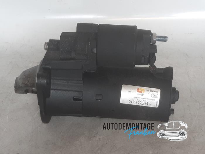 Gebrauchte Anlasser Fiat Ducato (250) 2.0 D 115 Multijet Preis € 100,00 Margenregelung angeboten von Franken Autodemontage B.V.