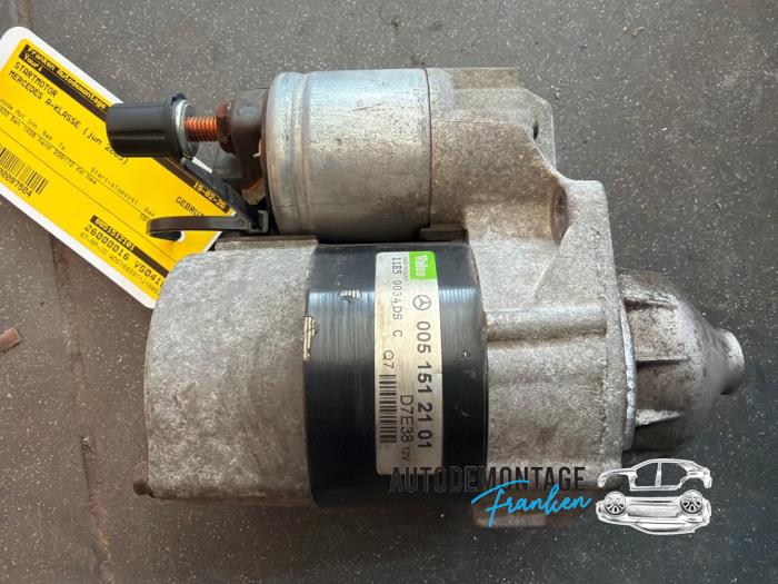 Gebrauchte Anlasser Mercedes A (W169) 1.5 A-150 3-Drs. Preis € 35,00 Margenregelung angeboten von Franken Autodemontage B.V.
