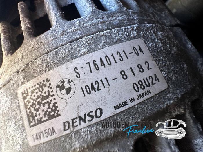 Dynamo BMW X1 (F48), 2014 / 2022 xDrive 18d 2.0 16V, SUV, Diesel, 1.995cc, 110kW, B47C20A, 2014-11 (Occasion)